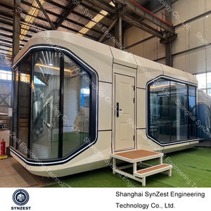 Synzest Luxury Glamping Pod Cabin Eco Resort Capsule House Préfabriqué Modulaire Tourisme <span class=keywords><strong>Vacances</strong></span> <span class=keywords><strong>Location</strong></span> Hébergement - Product Image 5