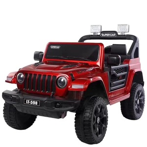 Supercoche Eléctrico Jeep 4x4 Todoterreno para Niños con Control Remoto para Uso en Interiores y Exteriores, Edades de 8 a 13 Años - Product Image 1