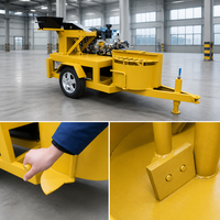 Machine à Briques Diesel Portable RPT1-20M pour l'Asie du Sud-Est, Cycle de 10-15s, 1200 kg