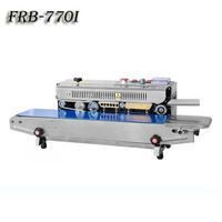 Machine de cachetage de thermoscelleuse continue semi-automatique de sac en plastique de FR-770II pour le sac de papier d'aluminium