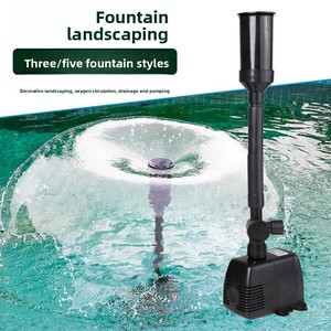Pompe submersible de fontaine 0,5 CV 60 Hz haute pression pour l'extraction d'eau de bassin, pour jardins paysagers, bassins à poissons et fontaines décoratives OEM - Product Image 1
