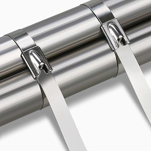 Attaches autobloquantes en acier inoxydable résistantes aux hautes températures pour l'intérieur et l'extérieur Attaches de câble durables - Product Image 4