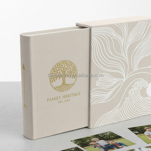 Tùy chỉnh đám cưới gia đình khách bé bộ nhớ cuốn sách Linen Polaroid tự dính Album ảnh tham gia và kỷ niệm sổ lưu niệm - Product Image 4