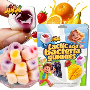 Venta al por mayor de dulces blandos rellenos de mermelada de bacterias de ácido láctico inspirados en TikTok, los más vendidos, con 50% de contenido de jugo de frutas, Halal - Product Image 1