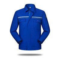 Ensemble de vêtements de travail antistatiques à haute visibilité en polyester pour hommes, électricien, manches longues, respirant, station-service, électronique, chimique