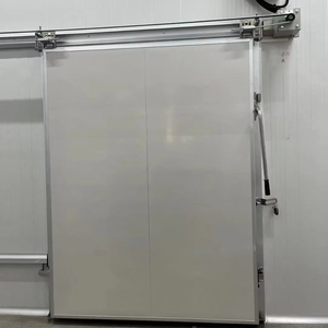 Acciaio inossidabile e portello scorrevole manuale PU sale celle frigorifere facile <span class=keywords><strong>da</strong></span> usare 50mm 150mm di costruzione del pannello - Product Image 2
