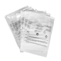 Sacs à fermeture éclair en PE recyclables imprimés sur mesure avec finition givrée pour le rangement et l'expédition de chaussettes, de chaussures et de vêtements
