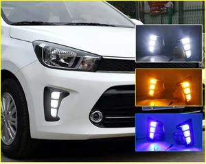 KIA PEGAS/Kia soluto 2018用デイタイムランニングライトKiaPegas2018用DRLフォグランプKia soluto/Kia Pegas2018用フロントバーライト - Product Image 2