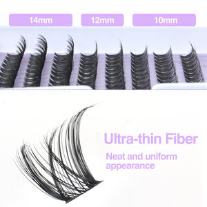 Kit de cils en grappe pour extensions de cils DIY, imperméable, en PBT, vente en gros, logo personnalisé, marque privée, faux cils - Product Image 4