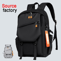 Nouveau sac à dos unisexe en tissu Oxford, grande capacité, multi-poches, décontracté, pour ordinateur portable, léger et portable en polyester
