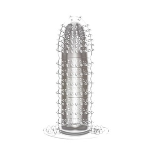 Anillo para Pene con Forma de Diente de Lobo de Cristal Transparente, Material TPE, para Agrandamiento y Engrosamiento, Juguete Sexual para Adultos - Product Image 1