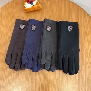 Gants chauds en Dralon pour hommes, résistants au froid, pour le cyclisme et la conduite en plein air, écran tactile à cinq doigts, doigts entiers - Product Image 2