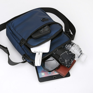 Men's Crossbody Bag Small Water Resistant Multi Layer Storage Shoulder Bag For Everyday Use - Product Image 4