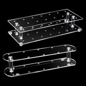 Soporte de exhibición de piruletas acrílicas para boda, fiesta de cumpleaños, soporte de colocación en el segundo piso, soporte de decoración de dulces - Product Image 3