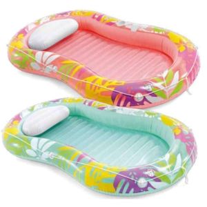 INTEX 57803 TROPICAL <span class=keywords><strong>OASIS</strong></span> LOUNGER, Tumbona Inflable para Piscina, Silla Flotante con Almohada y Portavasos, 2.06mX1.22m - Product Image 2