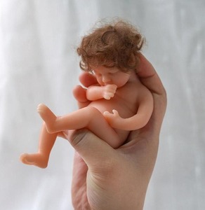 Bambola <span class=keywords><strong>Reborn</strong></span> HYrebornbaby Realistica in Silicone da 6 Pollici, Bambino Maschio, Neonato in Silicone - Product Image 4