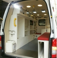 OEM Aluminium ABS Fibre de Verre Sprinter Van Ambulance Conversion Kit Tôle Fabrication Produit
