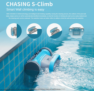 Reemplace el <span class=keywords><strong>robot</strong></span> de limpieza de natación delfín con cable capacidad de limpieza de alta calidad para limpiar el piso y la pared de la piscina máquina de succión - Product Image 4