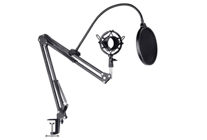 Filtro Pop de micrófono con cuello de cisne flexible y abrazadera para <span class=keywords><strong>Blue</strong></span> <span class=keywords><strong>Yeti</strong></span> Audio Technica - Product Image 3