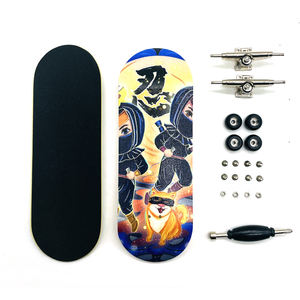 Skateboard à quatre roues ALF Professional Bearing Dragon, 5 plis d'érable chinois, thème <span class=keywords><strong>anime</strong></span>/dessin animé, imperméable, portable, créatif - Product Image 1