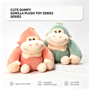 Peluche de Gorila de 12 Pulgadas, Muñeco de Mono Suave Relleno de Algodón PP, Proveedor Directo de Fábrica Global, Precio Económico, Compra al por Mayor - Product Image 1