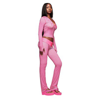 Ensemble 2 pièces décontracté et respirant pour femme, nouveau modèle d'été transfrontalier, tendance, uni, sans col, haut court