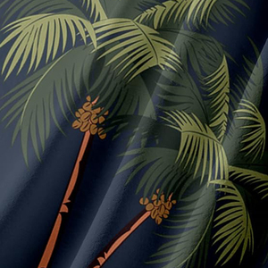 เสื้อฮาวายแขนสั้นสำหรับผู้ชาย, เสื้อฮาวายทรงหลวมชายหาดรีสอร์ทผ้าฝ้ายลำลองพิมพ์ลายระบายอากาศได้พร้อมโลโก้ที่กำหนดเองสำหรับวันหยุดพักผ่อน - Product Image 5