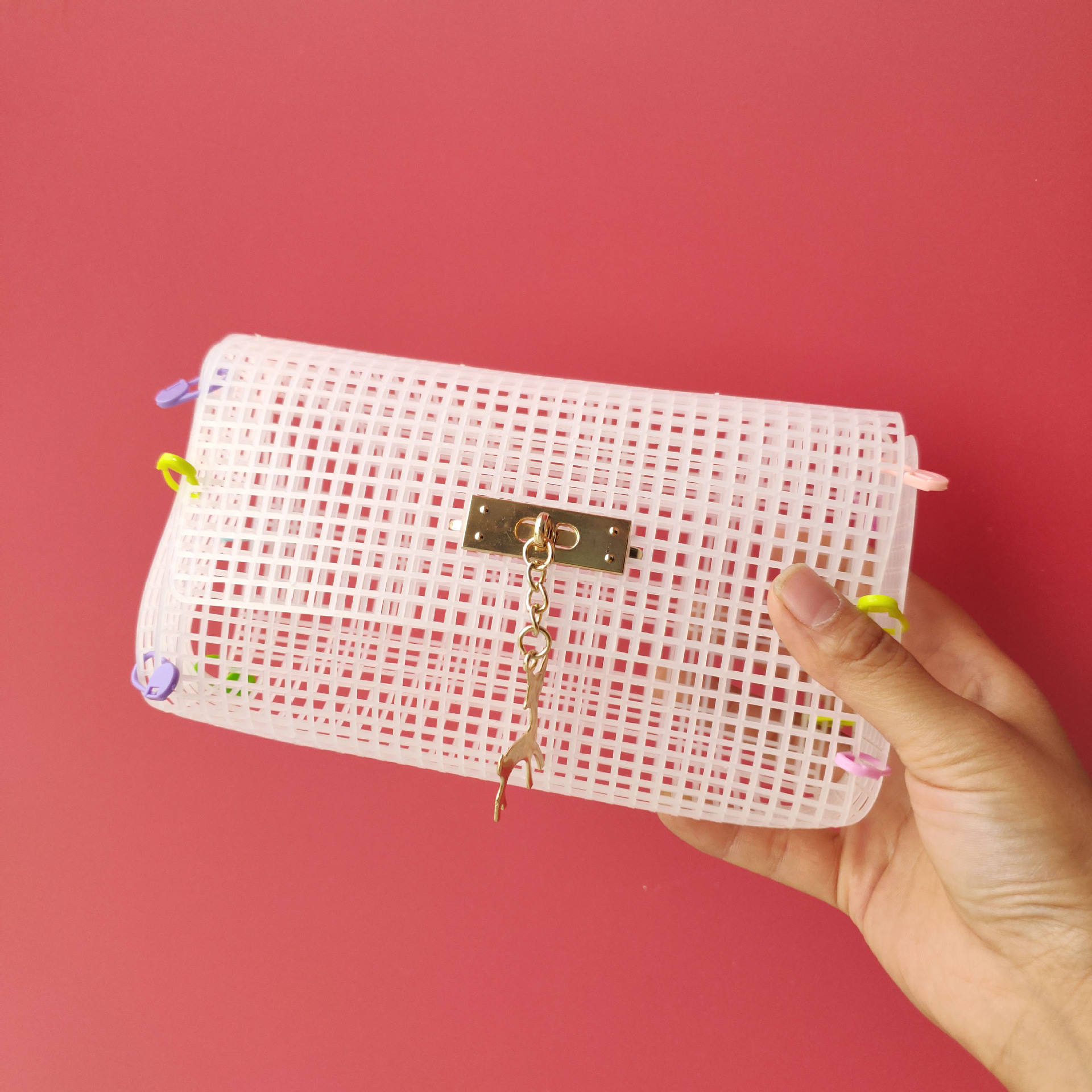 Plastic Mesh Purse Canvas Diy Plastic Canvas Purse Patterns