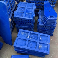 Revêtement de mâchoire PEX-250x1200 : Pièces d'usure en acier Mn18Cr2 à ajustement parfait