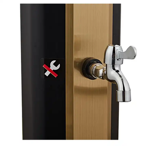 Douche solaire extérieure de forme <span class=keywords><strong>octogonale</strong></span> de 35 L avec housse anti-poussière, populaire <span class=keywords><strong>pour</strong></span> le jardin, le bord de la <span class=keywords><strong>piscine</strong></span>, la plage - Product Image 4