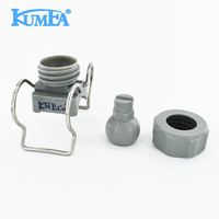 KUMEA Buse de serrage à bille réglable Ventilateur plat Buse à cône complet Pince unique Buse de pulvérisation à œillet