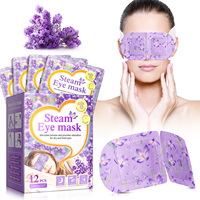 Masques oculaires chauffants jetables à marque privée pour spa et sommeil, à effet vapeur, vente en gros