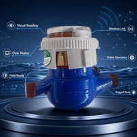 Compteur d'eau standard - Compteur d'eau mécanique de type humide avec une grande précision, corps en acier durable, faible entretien, certifié ZHAOJI ISO