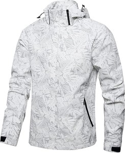 Veste d'hiver Veste d'extérieur légère <span class=keywords><strong>et</strong></span> imperméable Saison d'hiver Manteau d'extérieur à capuche solide avec boutons Veste de <span class=keywords><strong>pluie</strong></span> d'extérieur - Product Image 5