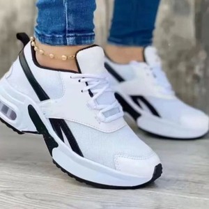 Zapatos Deportivos Casuales Blancos, Rosas y Negros al por Mayor para <span class=keywords><strong>Mujer</strong></span>, Zapatos Casuales Clásicos de Moda de Alta Calidad - Product Image 2