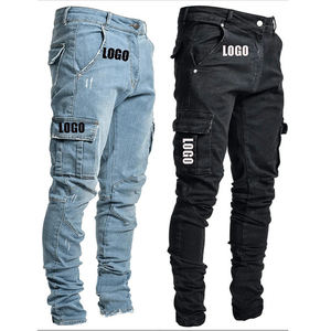 work jeans with side pockets