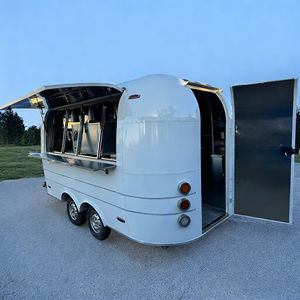 Remolque de Comida Multifuncional de Acero Inoxidable y Aluminio de Alta Calidad, Fácil de Limpiar, para Dulces y Papas Fritas - Product Image 2