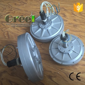 เครื่องกำเนิดไฟฟ้าแบบดิสก์สเตเตอร์ไร้แกน 2 กิโลวัตต์ 160 รอบต่อนาที แรงบิดสูง สำหรับกังหันลมแกนตั้ง - Product Image 6
