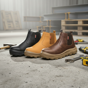 OEM Winter Waterproof Work <strong>Boots</strong> with <strong>Steel</strong> <strong>Toe</strong> Anti- Smashing Jogger for Men and <strong>Women</strong> Fur Upper Safety Shoes - Product Image 1