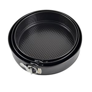 Lixsun Bakeware Set di 3 pezzi di forma rotonda stampi per torte in acciaio al carbonio <span class=keywords><strong>antiaderente</strong></span> Set di teglie a forma di molla per la cottura - Product Image 5