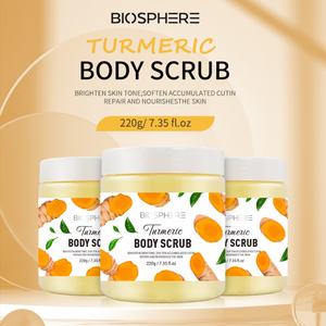 Gommage corporel au curcuma halal, cosmétique biologique, naturel, hydratant, exfoliant et éclaircissant - Product Image 1