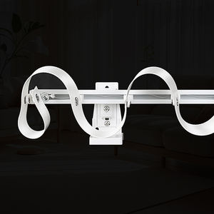 Rail de rideau blanc plié en S (ondulé/à vagues) fourni par l'usine KYOK - Product Image 2