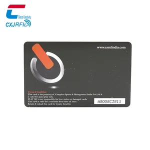 Carte de visite NFC programmable en plastique Matt Black Uv NFC Smart Card RFID