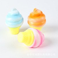 Jouet Squishy Cornet de Crème Glacée à Remontée Lente, Jouet Anti-Stress Alimentaire, Emballage Boîte Couleur, Cadeau pour Enfants