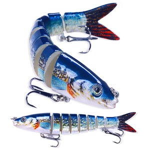 Esche da <span class=keywords><strong>Pesca</strong></span> Multi-Articolate per Bass, Esche da <span class=keywords><strong>Fondo</strong></span> <span class=keywords><strong>a</strong></span> Lento Affondamento, Bioniche in ABS per Fiume, Acqua Dolce e Salata - Product Image 5
