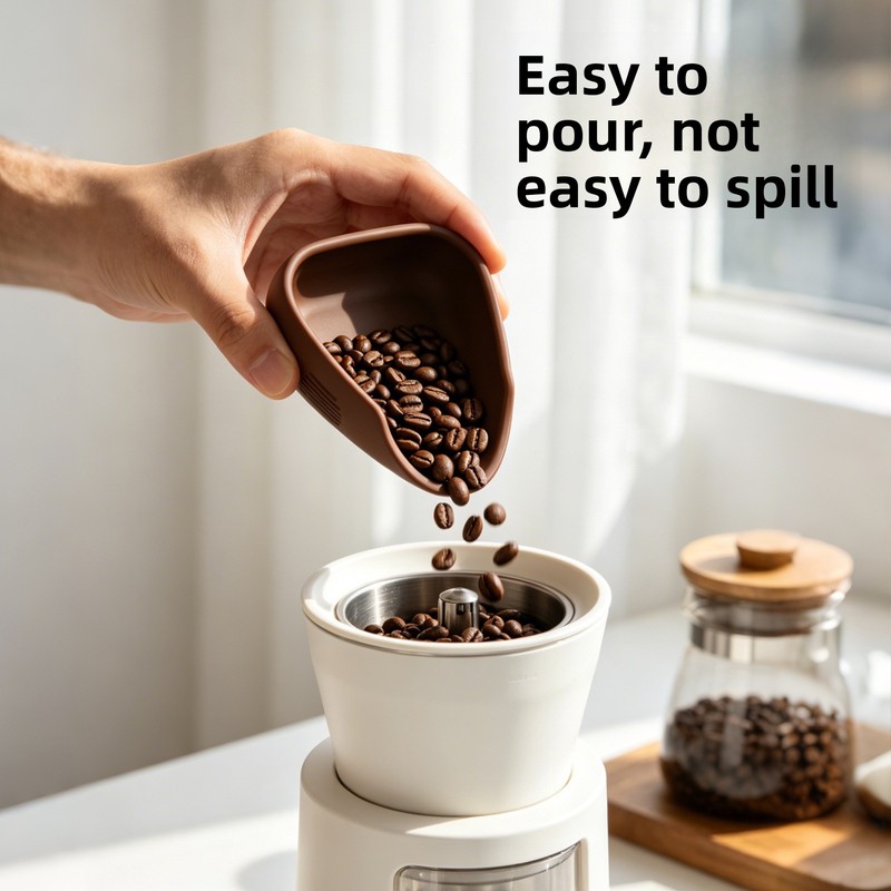 Silicone Coffee Bean Dosing Cup Weighing