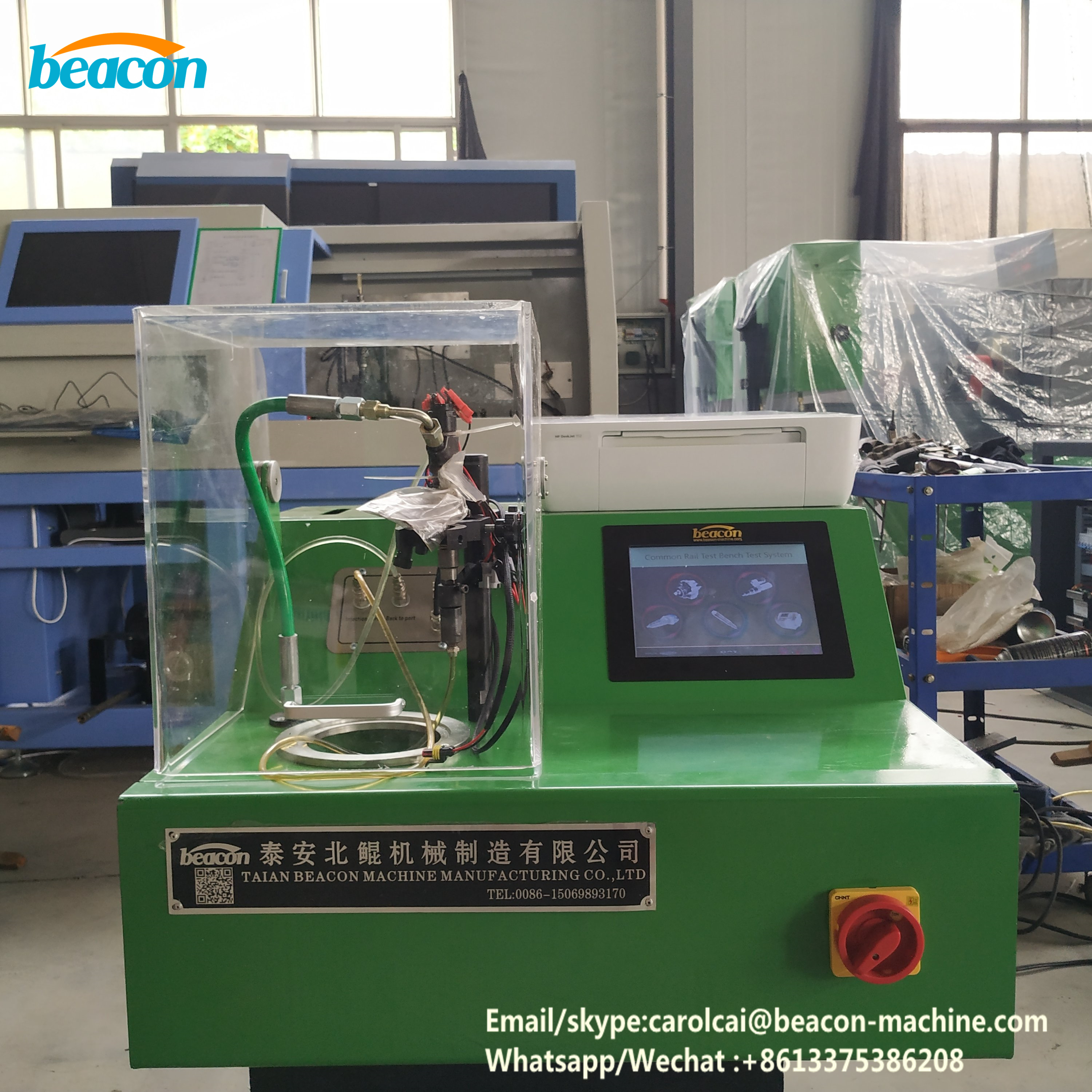 Común carril inyector diesel banco de prueba del inyector eps200