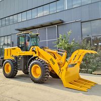 Nouvelle chargeuse sur pneus TDER Log Loader 2,5 tonnes avec grappin à bois et accessoires optionnels