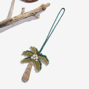 إكسسوارات وحقائب صيفية عصرية بتصميم شجرة جوز الهند والنسر الطائر من الزجاج المصنوع يدوياً، قابلة للتخصيص بالجملة - Product Image 4