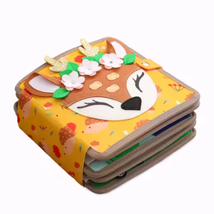 Juguete de tablero ocupado de Venta caliente para 2-4 años Material de fieltro ciervo bebé para niños y niñas - Product Image 1